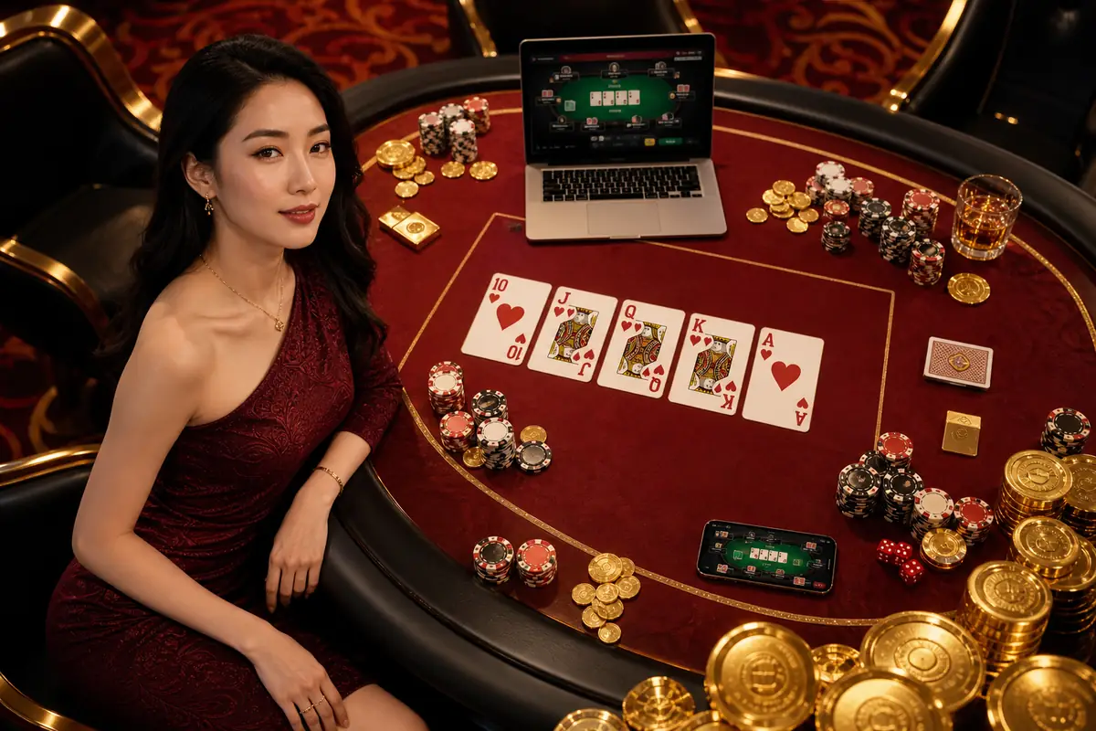 happy888 Casino meja live dealer baccarat